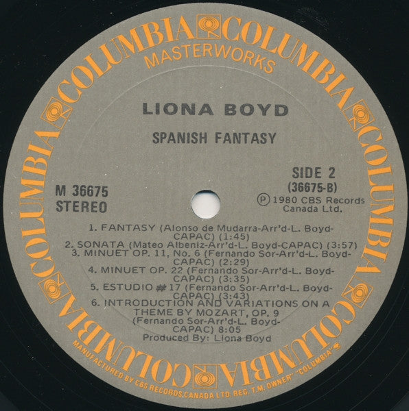 Liona Boyd - Spanish Fantasy - 1980