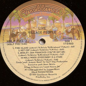 Village People - Live And Sleazy - 1979