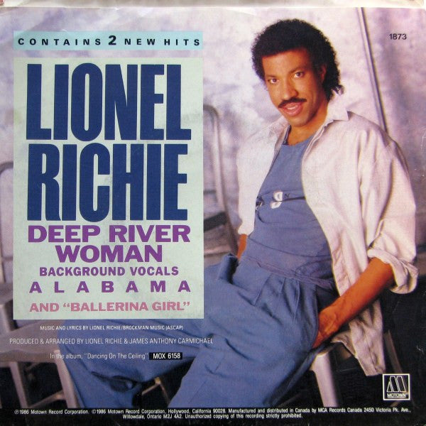 Lionel Richie - Deep River Woman / Ballerina Girl - 1986