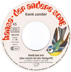 Frank Zander - Da Da Da Ich Weiß Bescheid, Du Weißt Bescheid