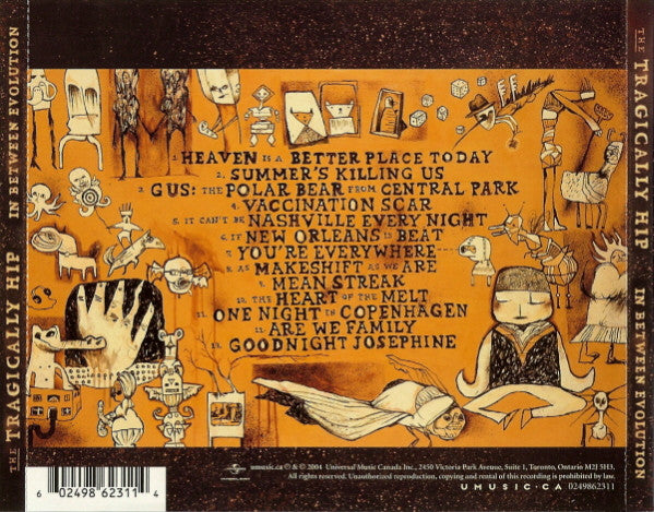 Tragically Hip, The - In Between Evolution (CD) - 2004