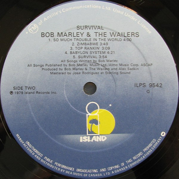 Bob Marley & The Wailers - Survival