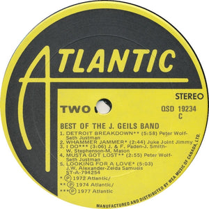 The J. Geils Band - Best Of The J. Geils Band