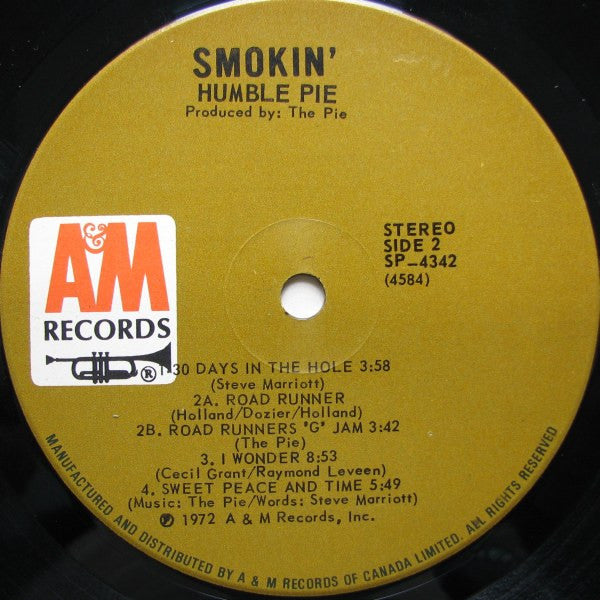 Humble Pie - Smokin' - 1972