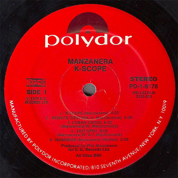 Phil Manzanera - K-Scope