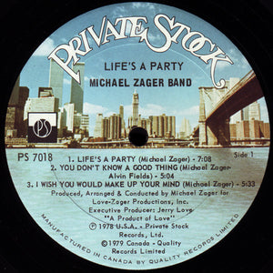 Michael Zager Band, The - Life's A Party - 1979