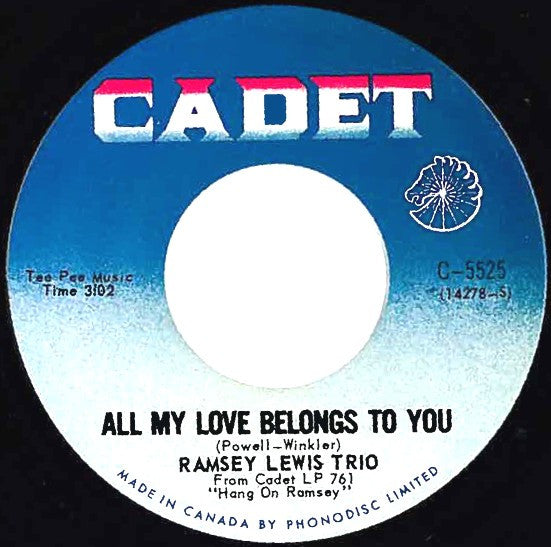 Ramsey Lewis Trio, The - A Hard Day's Night / All My Love Belongs To You - 1966