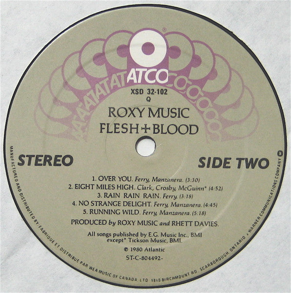 Roxy Music - Flesh + Blood - 1980