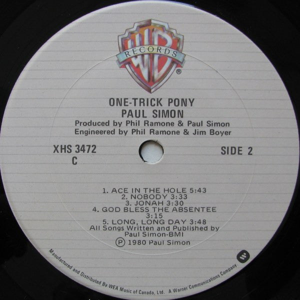 Paul Simon - One-Trick Pony - 1980