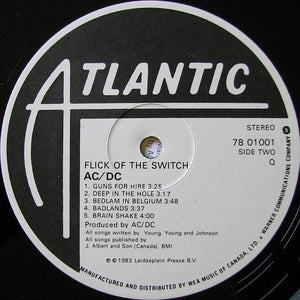 AC/DC - Flick Of The Switch - 1983