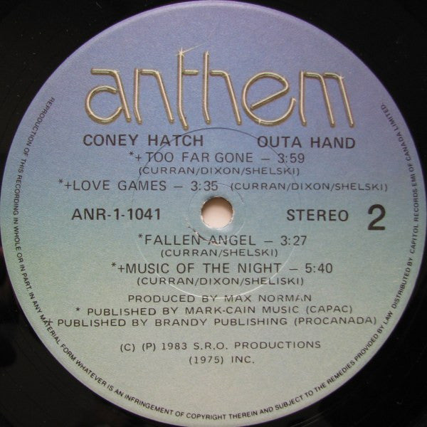 Coney Hatch - Outa Hand