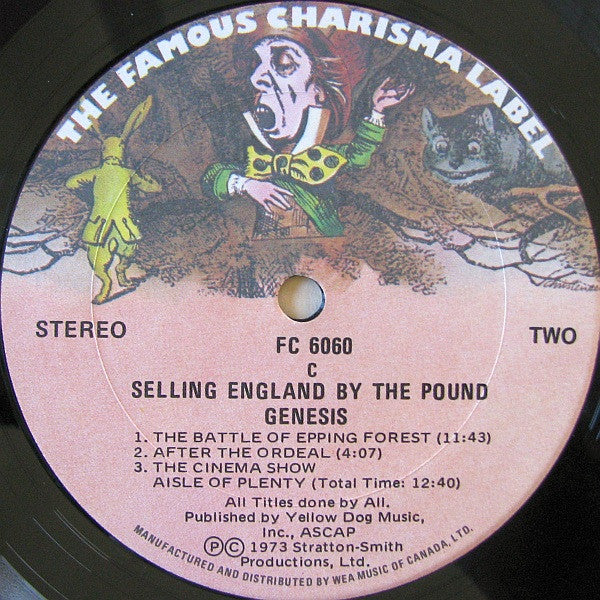 Genesis - Selling England By The Pound Vinyl Record