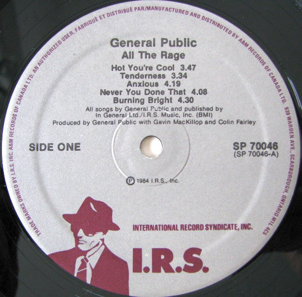 General Public - ...All The Rage - 1984