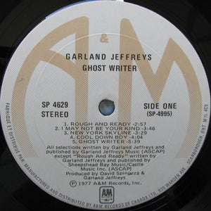 Garland Jeffreys - Ghost Writer -