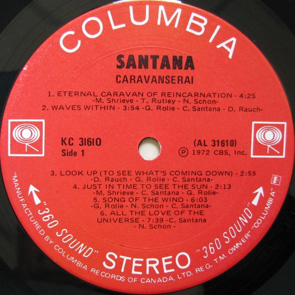 Santana - Caravanserai - 1972