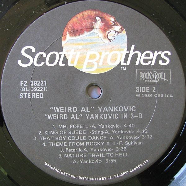 "Weird Al" Yankovic - In 3-D - 1984
