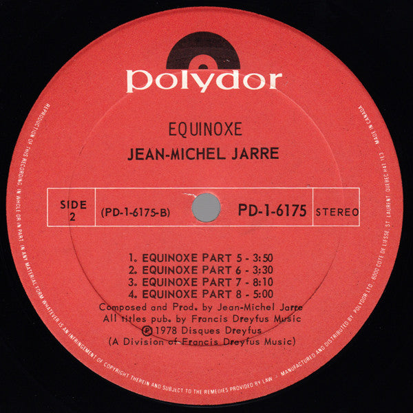 Jean-Michel Jarre - Equinoxe - 1978