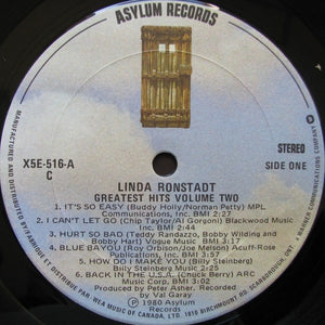 Linda Ronstadt - Greatest Hits Volume Two - 1980