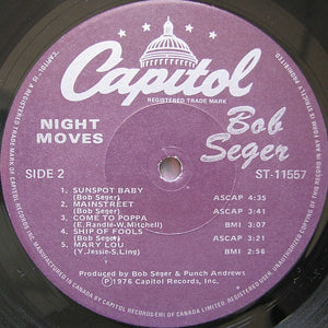 Bob Seger And The Silver Bullet Band - Night Moves - 1978