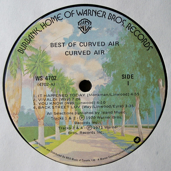 Curved Air - The Best Of Curved Air - 1976