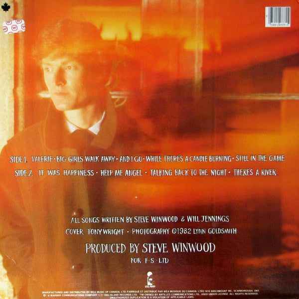 Steve Winwood - Talking Back To The Night