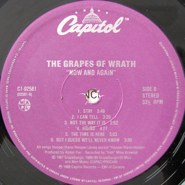 Grapes Of Wrath, The - Now And Again - 1989