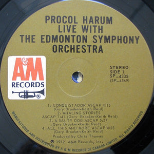 Procol Harum In Concert With The Edmonton Symphony Orchestra - Live - 1972