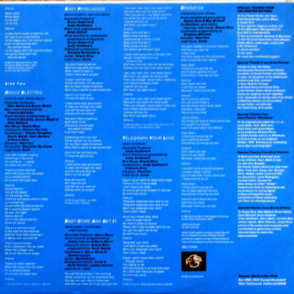 Pointer Sisters - Break Out - 1984