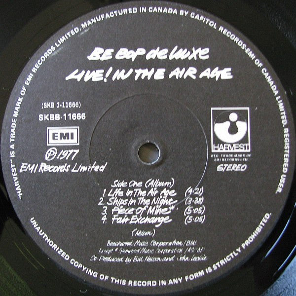 Be Bop Deluxe - Live! In The Air Age - 1977