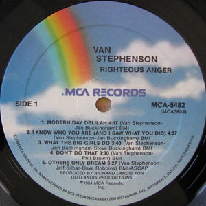Van Stephenson - Righteous Anger - 1984