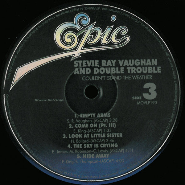 Stevie Ray Vaughan & Double Trouble - Couldn't Stand The Weather - 2011