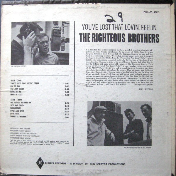 Righteous Brothers, The - You've Lost That Lovin' Feelin' - 1965