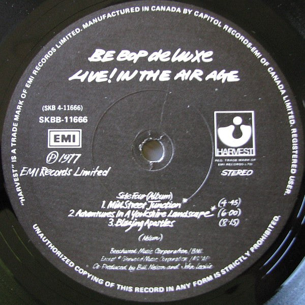 Be Bop Deluxe - Live! In The Air Age - 1977