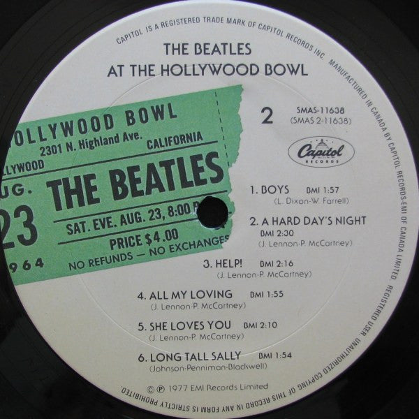 Beatles, The - The Beatles At The Hollywood Bowl - 1977