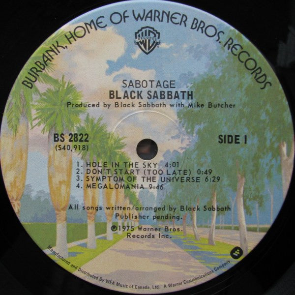 Black Sabbath - Sabotage - 1975