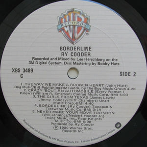 Ry Cooder - Borderline - 1980