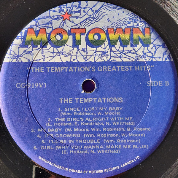 The Temptations - Greatest Hits