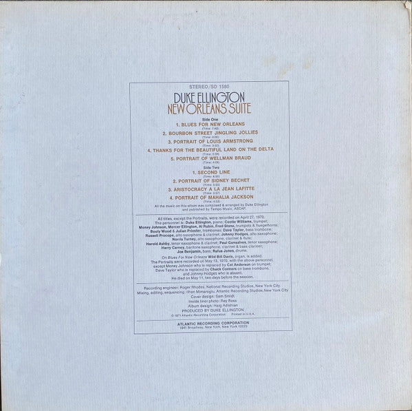 Duke Ellington - New Orleans Suite - 1971