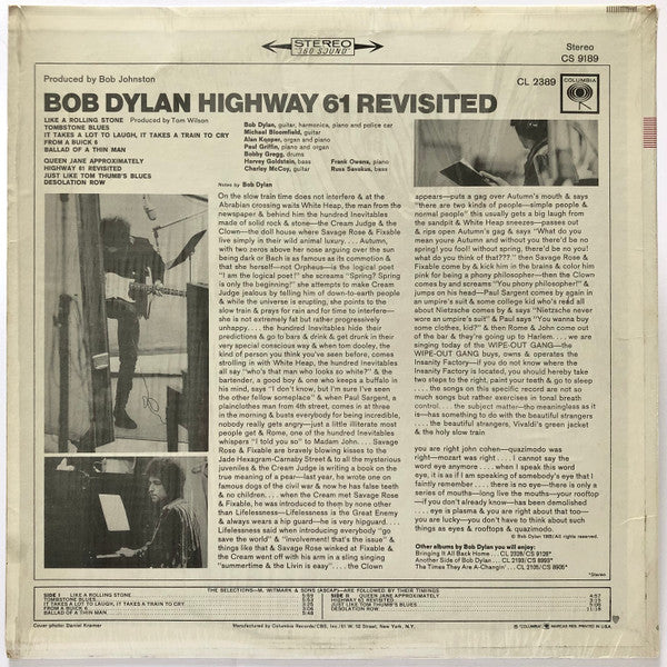 Bob Dylan - Highway 61 Revisited - 1967