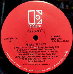 The Doors - Absolutely Live Vinyl Record