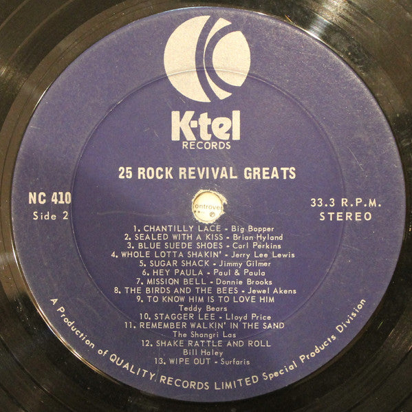 Various - 25 Rock Revival Greats -