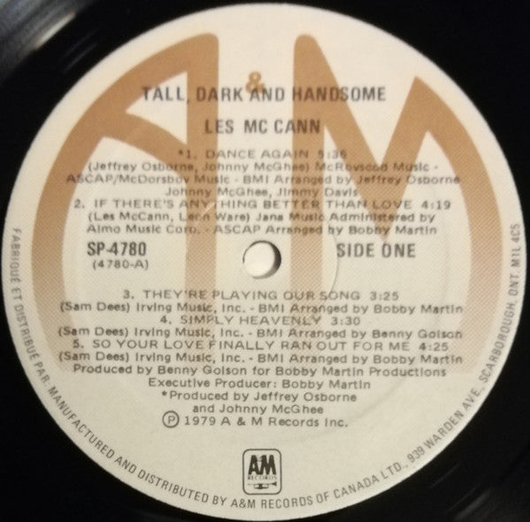 Les McCann - Tall, Dark & Handsome