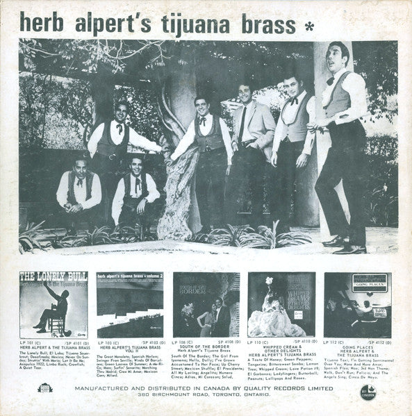 Herb Alpert's Tijuana Brass - !!Going Places!! Vinyl Record