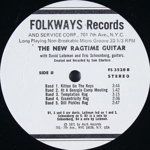 David Laibman & Eric Schoenberg - The New Ragtime Guitar - 1971