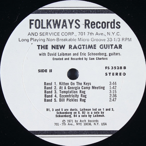David Laibman & Eric Schoenberg - The New Ragtime Guitar - 1971