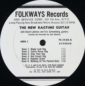 David Laibman & Eric Schoenberg - The New Ragtime Guitar - 1971