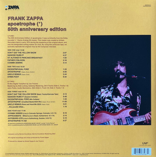 Frank Zappa - Apostrophe (') Vinyl Record