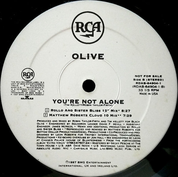 Olive - You're Not Alone - 1997