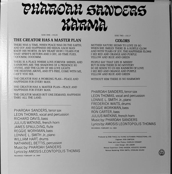Pharoah Sanders - Karma - 2022