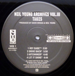 Neil Young - Neil Young Archives Vol. III Takes - 2024